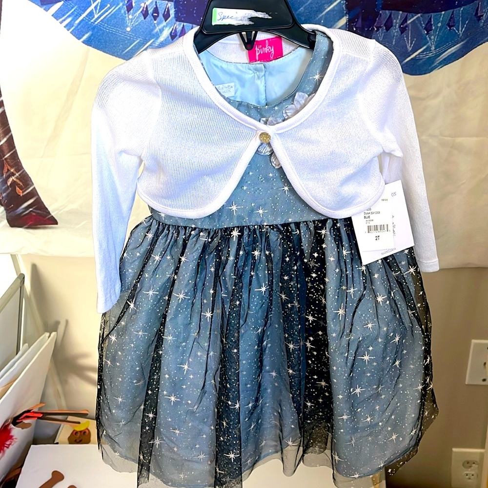 NWT special occasion dress with sweater